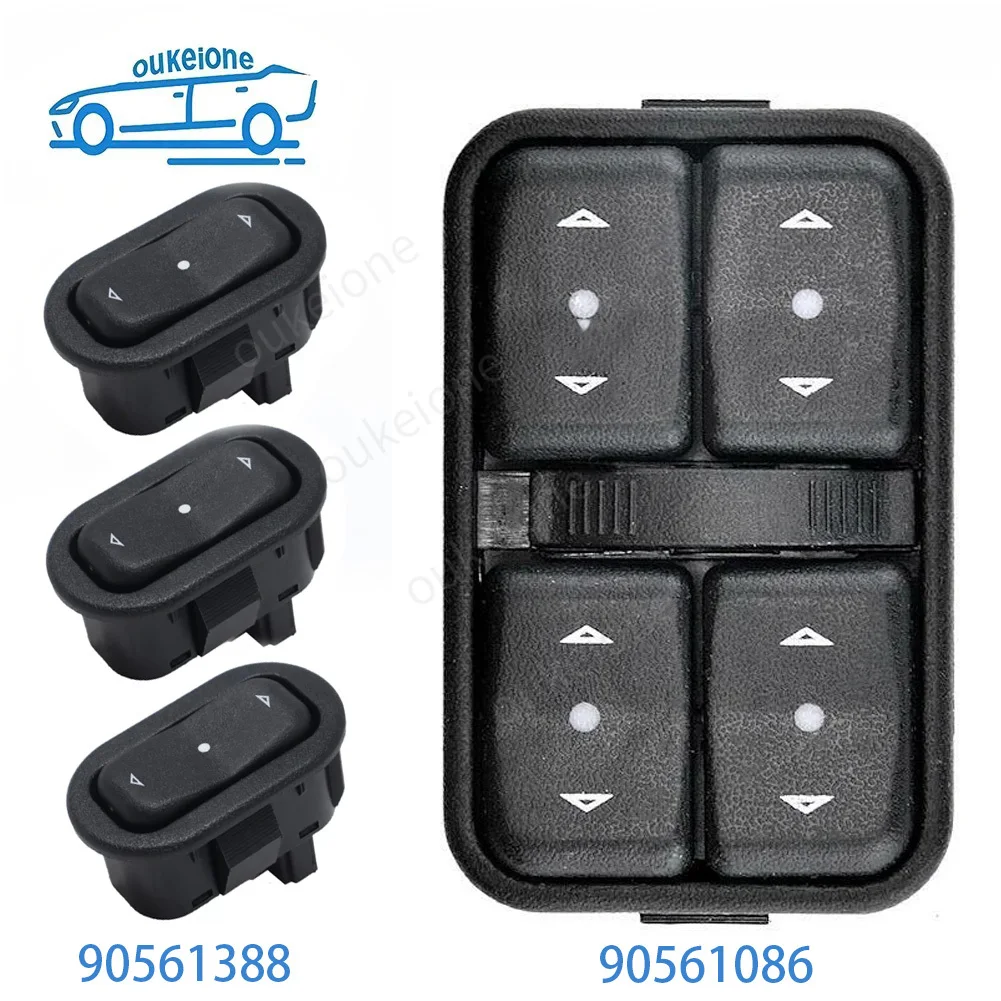 

For Vauxhall Opel Astra G Zafira A 1998 1999 2000 2001 2002 2003 2004 2005 Electric Window Switch Master Control Button 90561086
