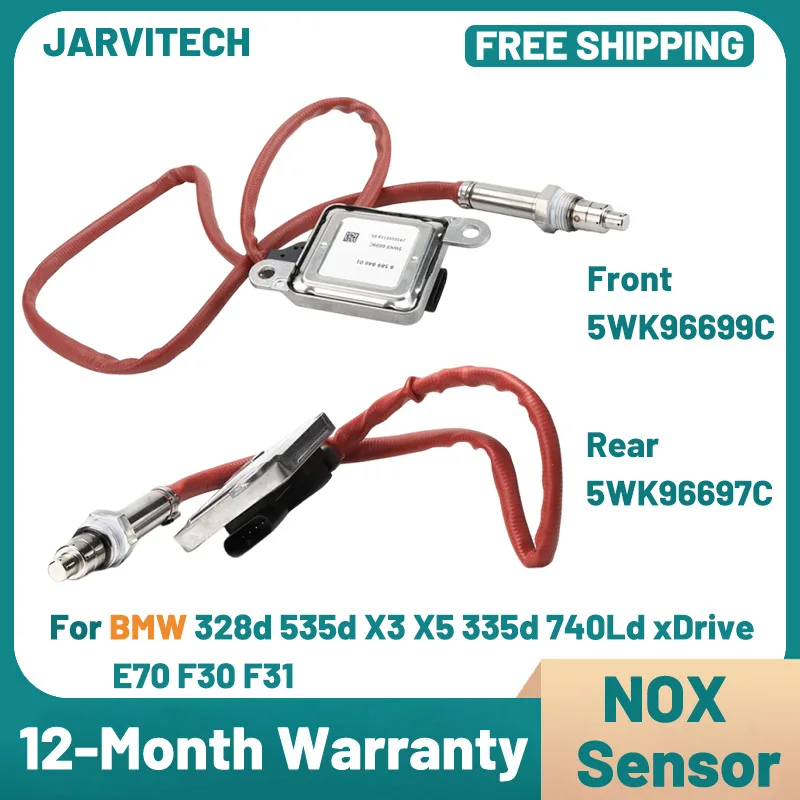 

NOX Sensor 5WK96699C Front 5WK96697C Rear For BMW 328d 535d X3 X5 335d 740Ld xDrive E70 F30 F31 13628589846 13628589844