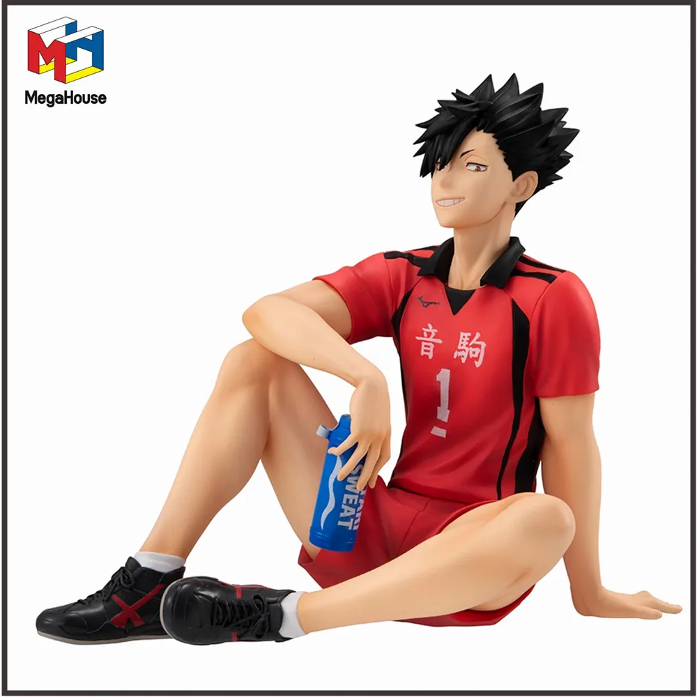 Original Anime Megahouse GEM Haikyuu Tetsurou Kuroo Action Figure PVC Toys for Children Collector Model Doll Gifts 10cm