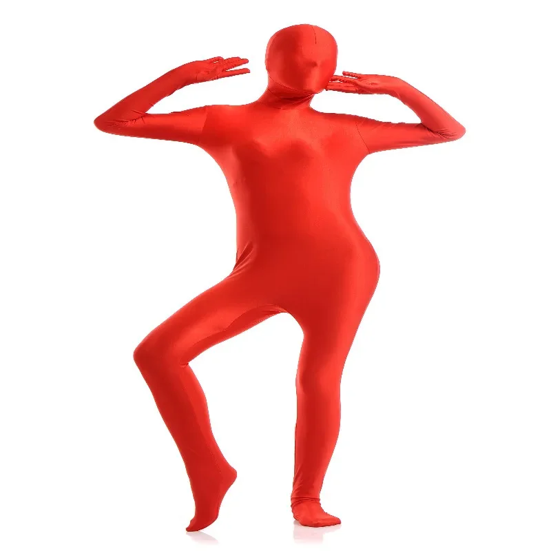 Adulto corpo inteiro zentai terno personalizado para o dia das bruxas feminino segunda pele ternos apertados elastano bodysuit trajes cosplay