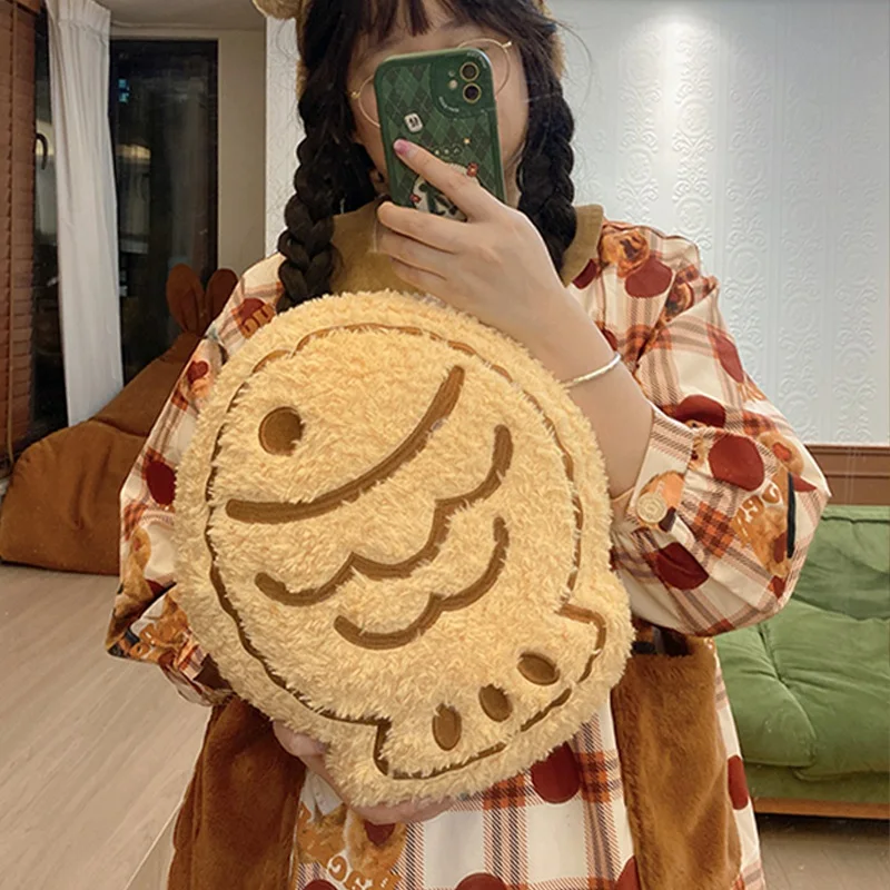 Nowa kreskówka realistyczna Taiyaki żółta ryba Snapper pluszowa poduszka wypchane zwierzę poduszka Sofa dekoracja krzesła urodziny prezenty na boże narodzenie