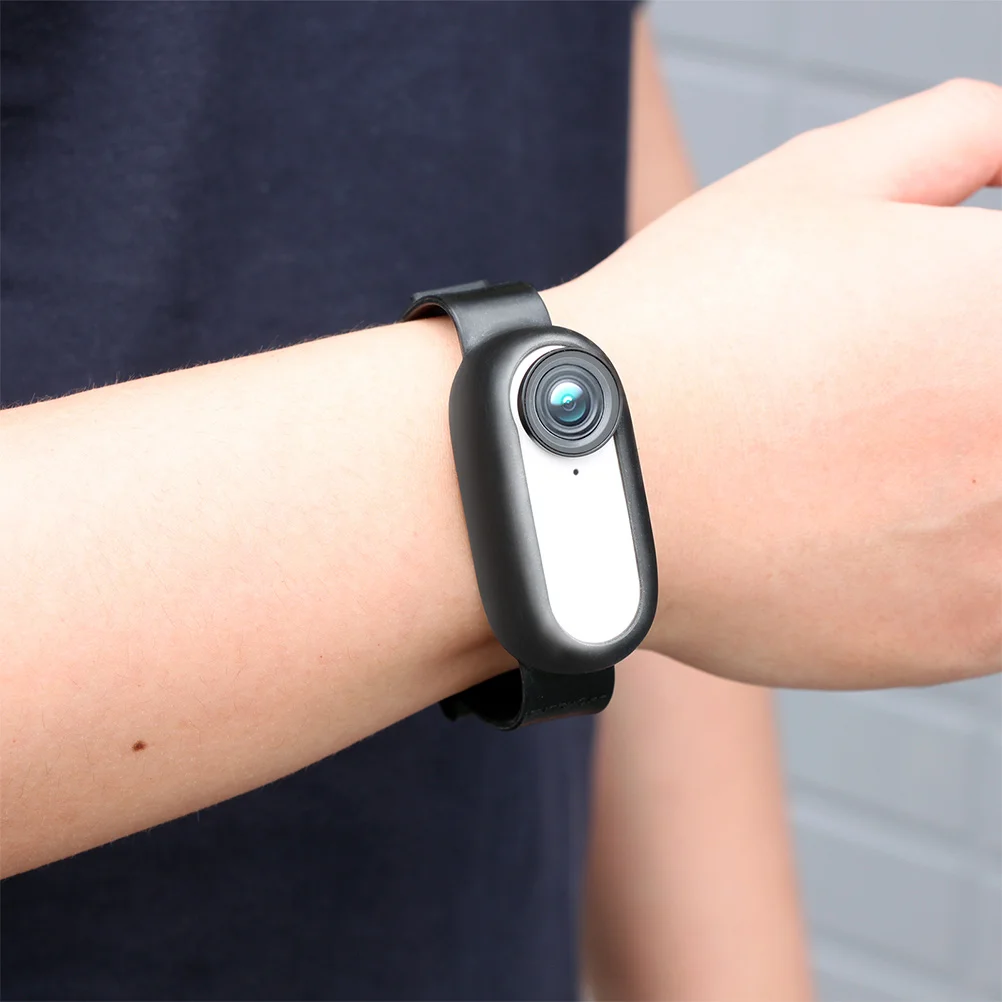 

Silicone Wrist Strap Adjustable Camera Hand Strap Black Compatible Ergonomic Sports Cameras Installation Convenience Safety