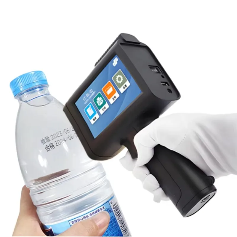 

【2026】Portable Handheld Thermal Inkjet Printer 600dpi Resolution for with Expiry Date Coding QR Barcode Logo