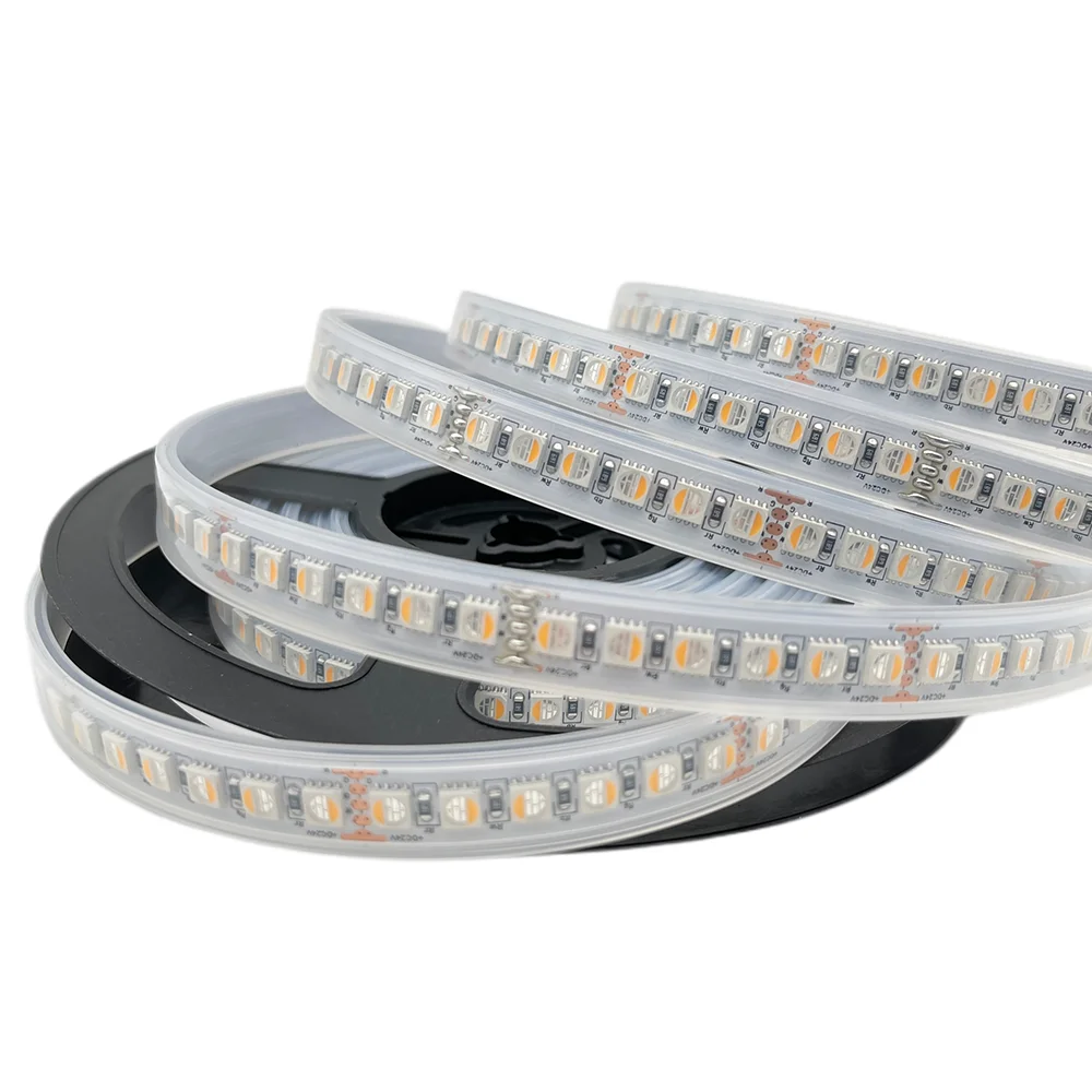 5m RGBW RGBWW LED Strip DC12V 24V High Bright 60/84/96/108/120LEDs/m 4 Colors In 1 Chip Flexible LED Tape Rope Light IP65 IP67