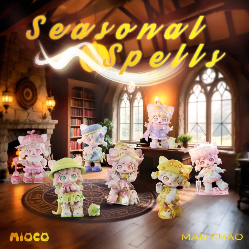 

Подлинная MIOCO Four Seasons Magic Series слепая коробка милые очаровательные мультяшные аниме фигурки подарок на день рождения, Новый год, День святого Валентина