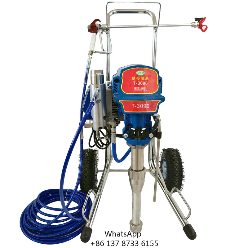 T-3090 Portable High Quality Electric Airless Putty Spray Pump Factory Direct Sale Power Spray Guns For Paint Putty Application