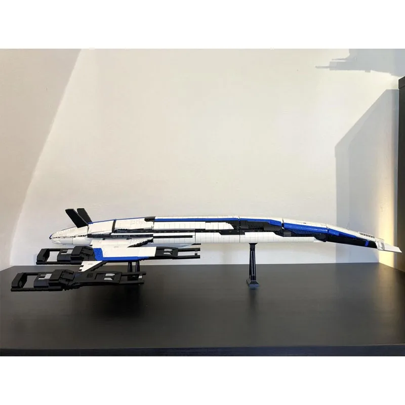 MOC-118415 Weltraum-Raumschiff, Schlachtschiff, Bausteinmodell, 3911, Teile, Jungen- und Kindergeburtstag, Weihnachten, Spielzeug, Geschenk