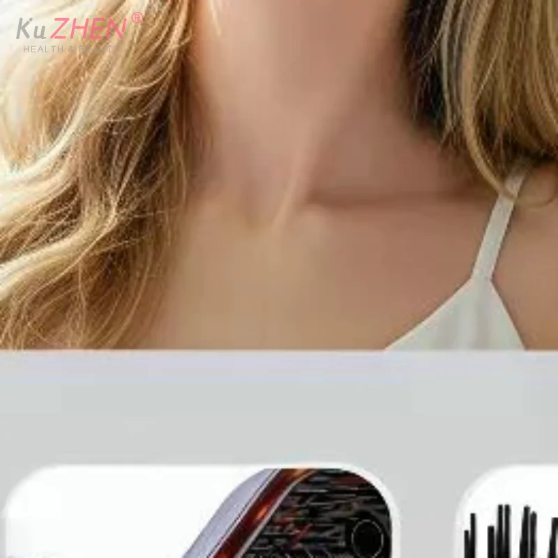 High Frequency Vibration Massage Combs Essential Oil Atomization Smooth Silicone Mini Hair Comb Electric Scalp Massagers Machine