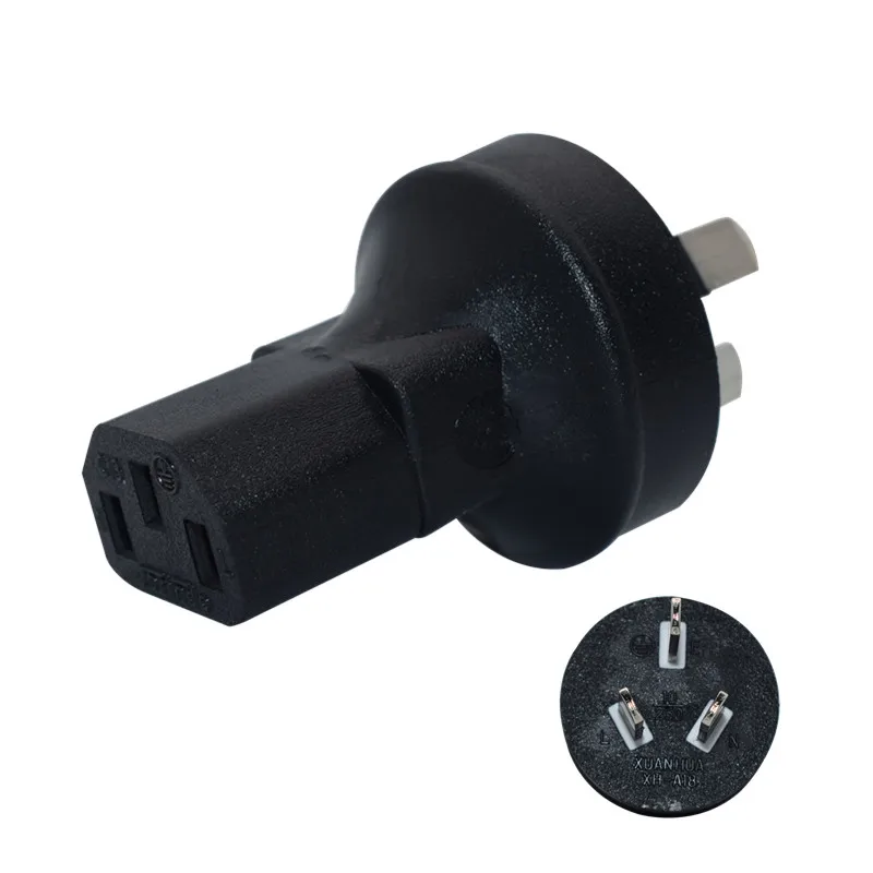 AU TO C13,Australia 3 Pole Male IEC 320 C13 Female Ac Power Adapter, Saa To C13 Australia Plug