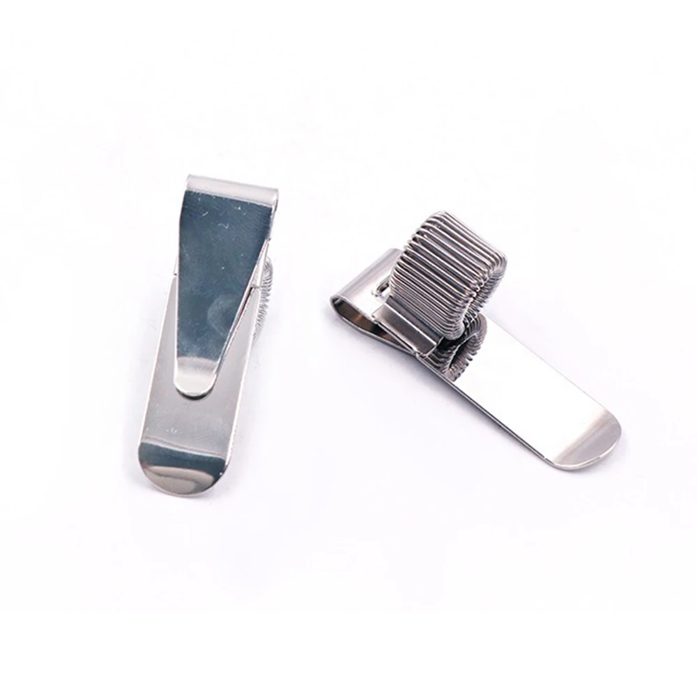 1/2PCS Portable Metal Pen Clip Multifunctional Pen Clip Notebook Spring Pen Clip Suitable for Notebook Pen Clip Folder Book Clip