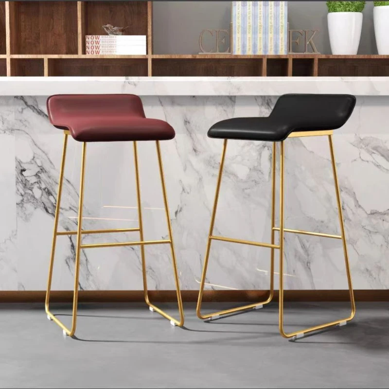 

Commercial High Chairs Cafeteria Bar Banks Height Chair Kitchen Counter Stools Modern Step Stool Backrest Cadeira Comfortable