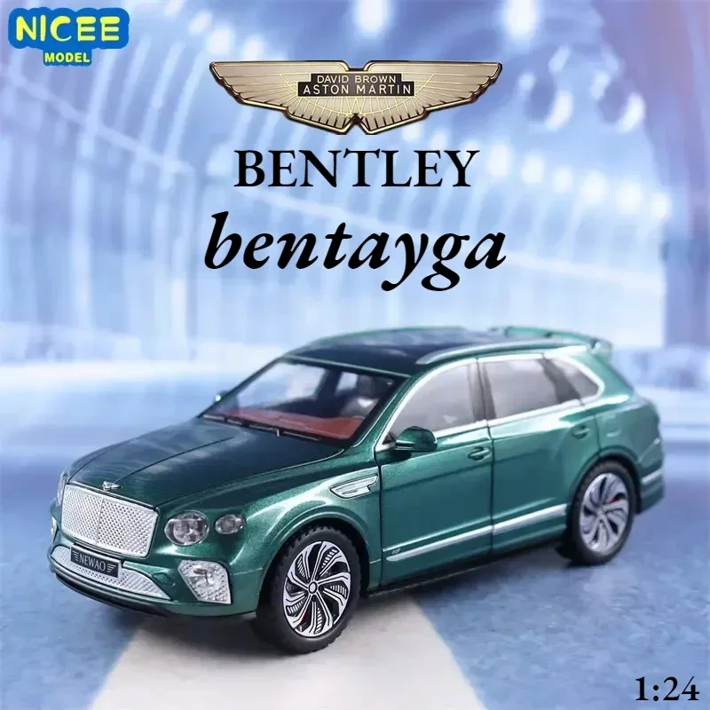 

1:24 Bentley Bentayga высокий имитационный литой металлический сплав модель автомобиля вытягивающий звук искусственный автомобиль коллекция подарков для детей A543