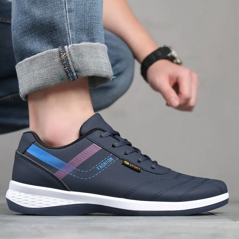 Shoes Mens Fashion Sneakers Spring Autumn Casual Loafers Student Outdoor Trend Skateboarding Shoes Track Field Walking Shoes