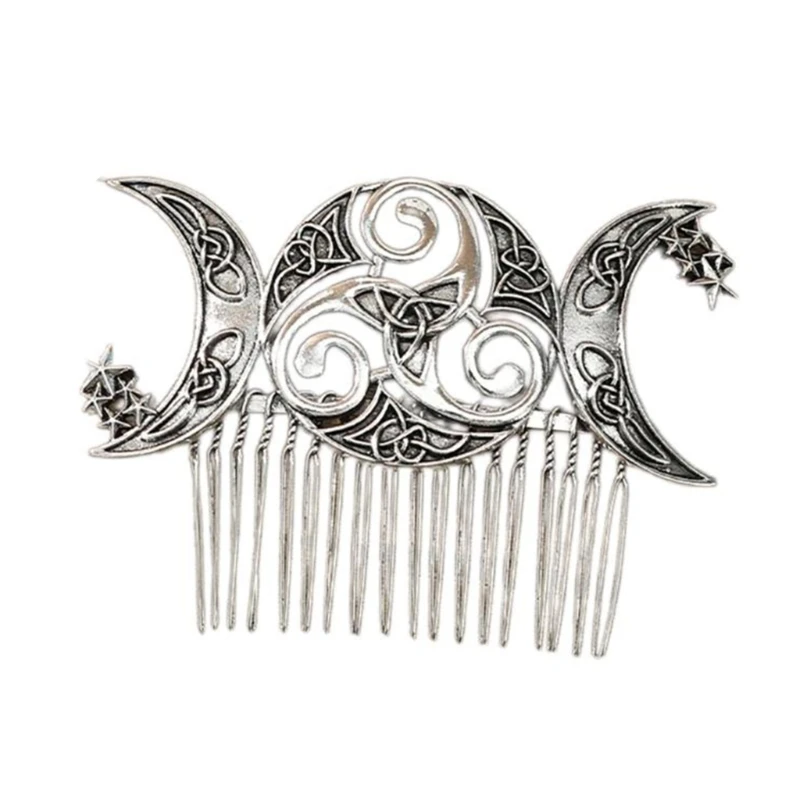 Elegant Moon Hair Accessory with Intricate Hollow Designs Hairpieces for Women