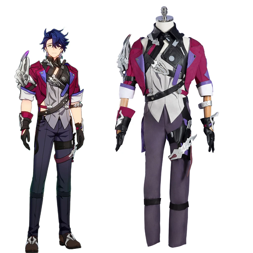 

Game Honkai: Star Rail Cosplay Sampo Koski Costume for Men Gorgeous Handsome Mercenary Uniform Halloween Party Suits