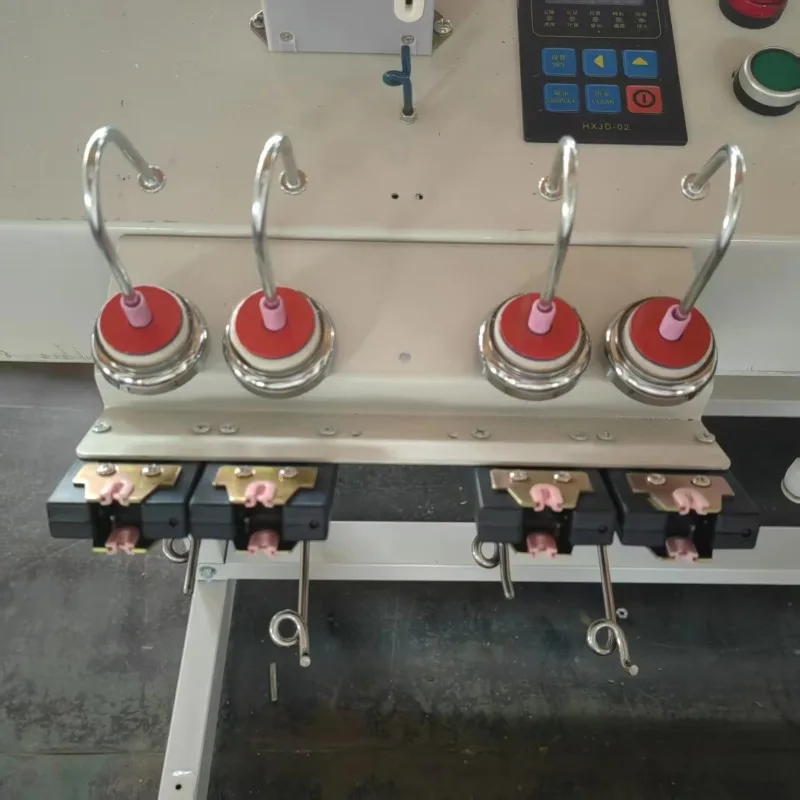 2026 4-in-1 Yarn Doubling & Networking Machine, Single Spindle Control, Independent Length, Wire Break Sensor, Textured Yarn Spe