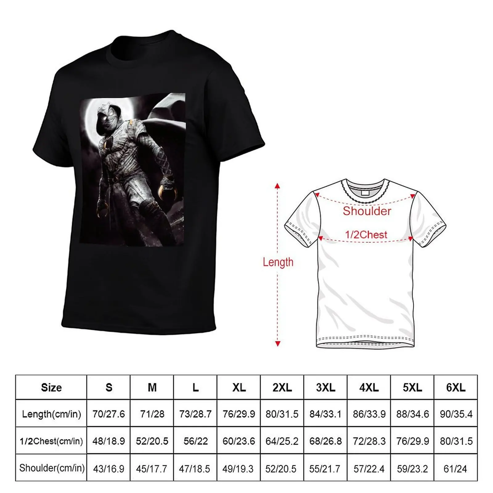 Moon - Knight 2022 T-Shirt plus size tops baggy shirts men graphic t shirts