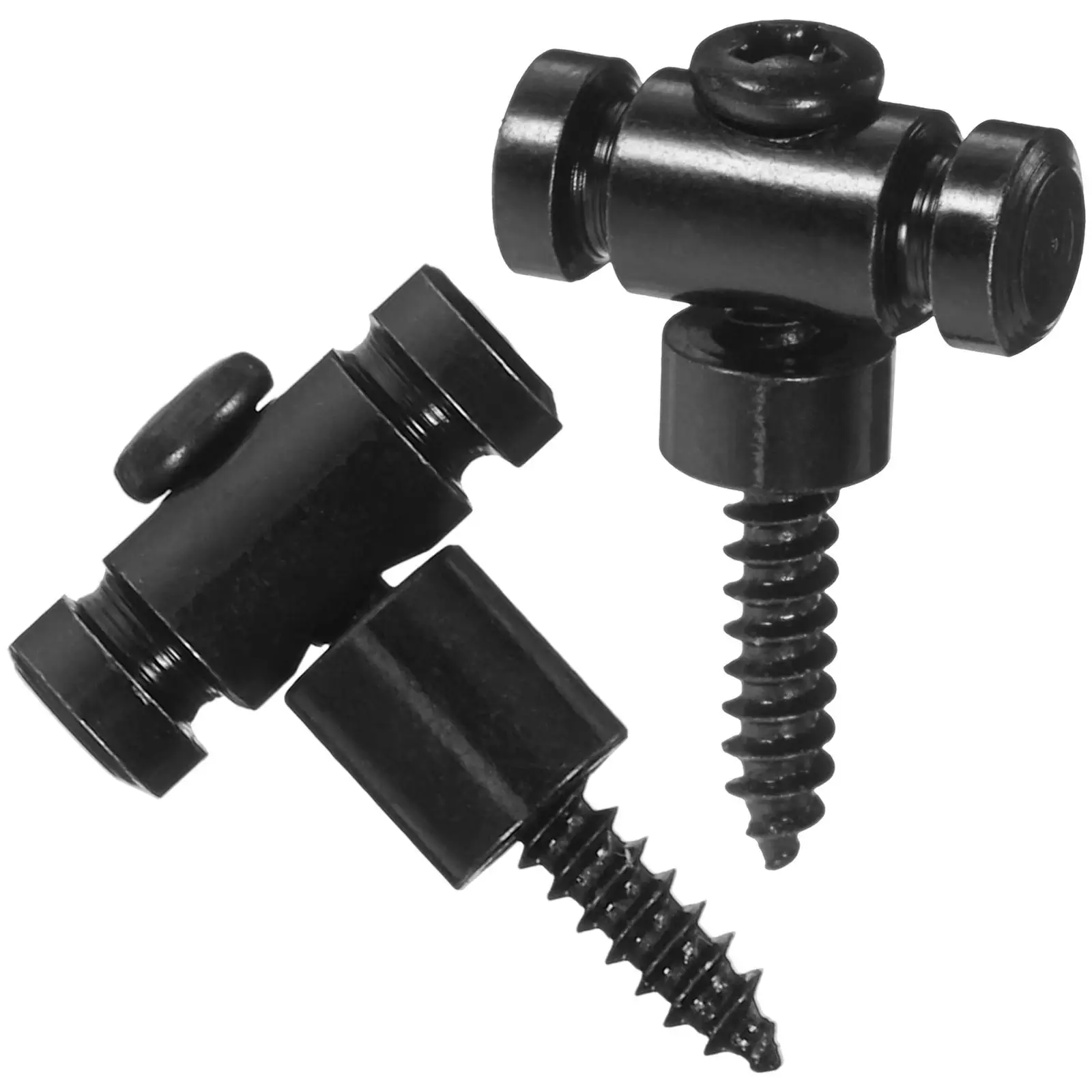 

2pcs Silver Electric Guitar String Retainer Headstock Buckle Stable Locking Device Musical Instrument Parts Accessories