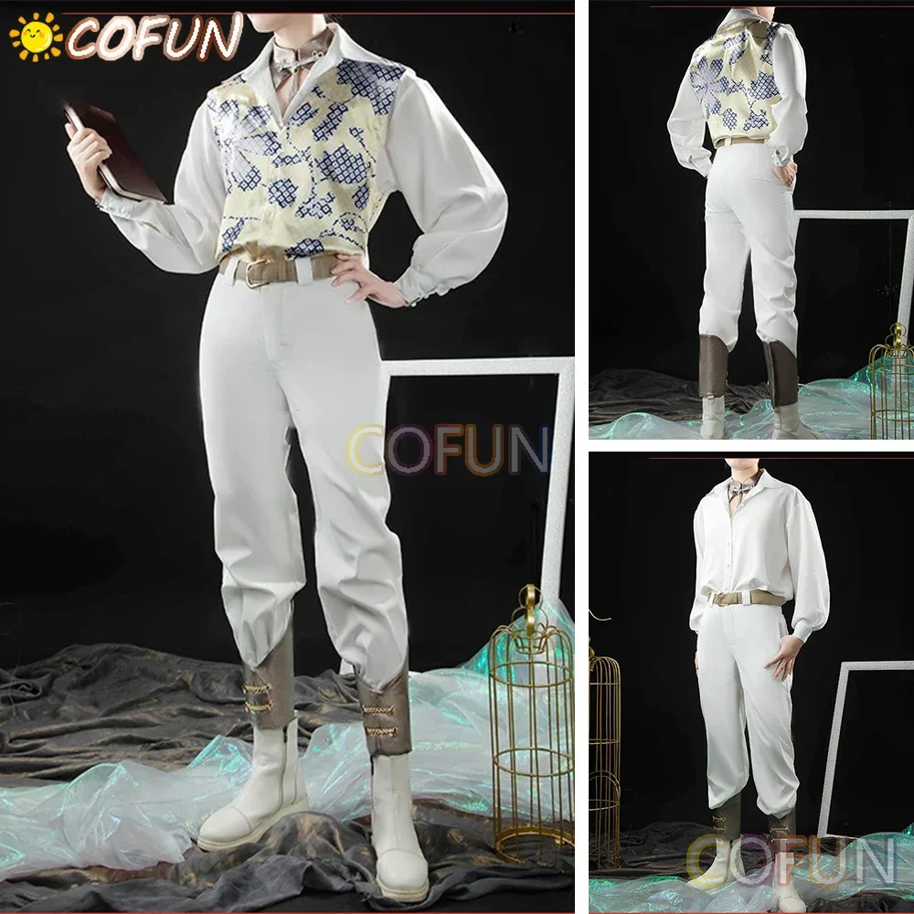 COFUN [Customized] NIJISANJI VTuber Asia Travel 2023 Hibachi Mana Game Suit Handsome Cosplay Costume Halloween Outfit Women Men