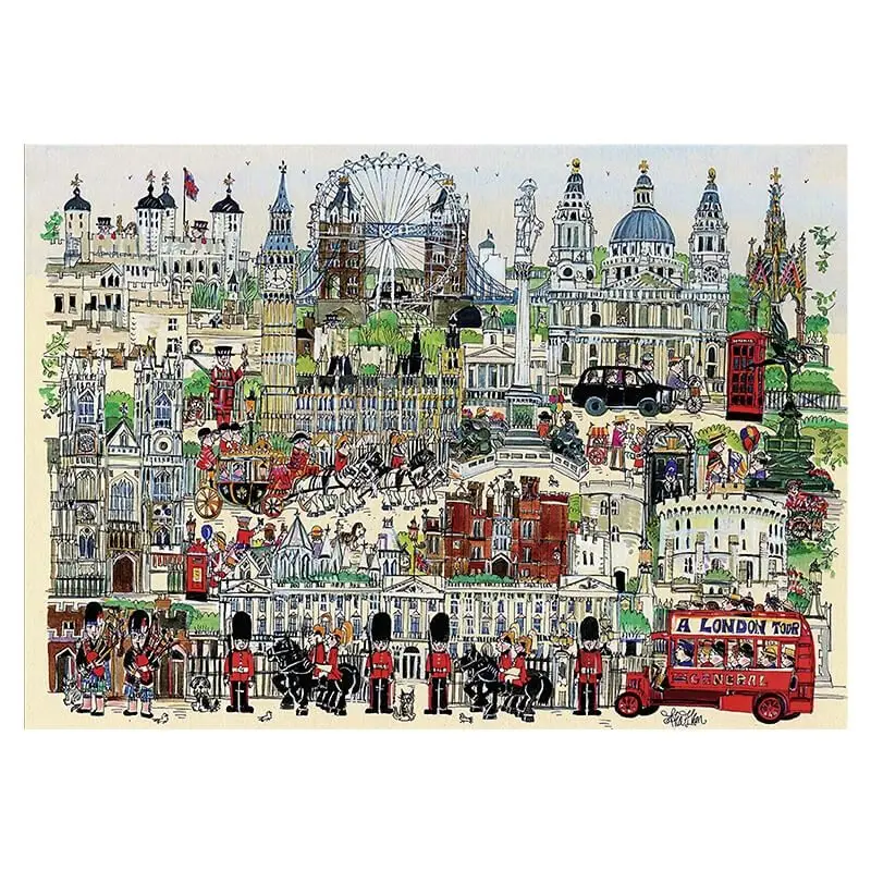 

GSDZ0393-0031 FreeHand London 1000Pieces Landscape Painting Jigsaw Puzzle Adult toy HUADADA BIG SIZE