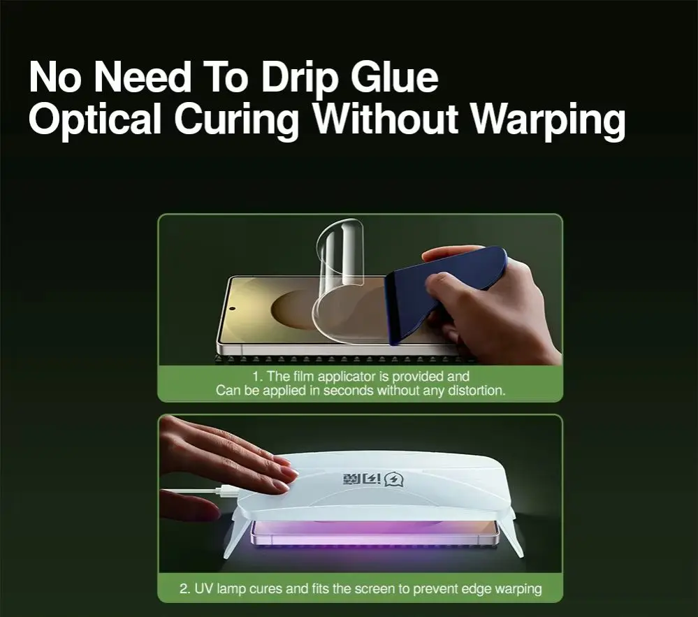 SmartDevil AR المضادة للانعكاس الأشعة فوق البنفسجية ضوء حامي الشاشة لسامسونج S25 الترا S24 زائد HD الغراء الكامل الصلبة فيلم ل S23 S22