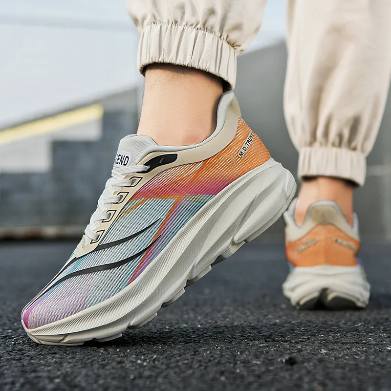 Buty do biegania po drogach dla mężczyzn poduszka powietrzna odkryte trampki buty sportowe męskie trenerzy letnie buty do joggingu obuwie damskie