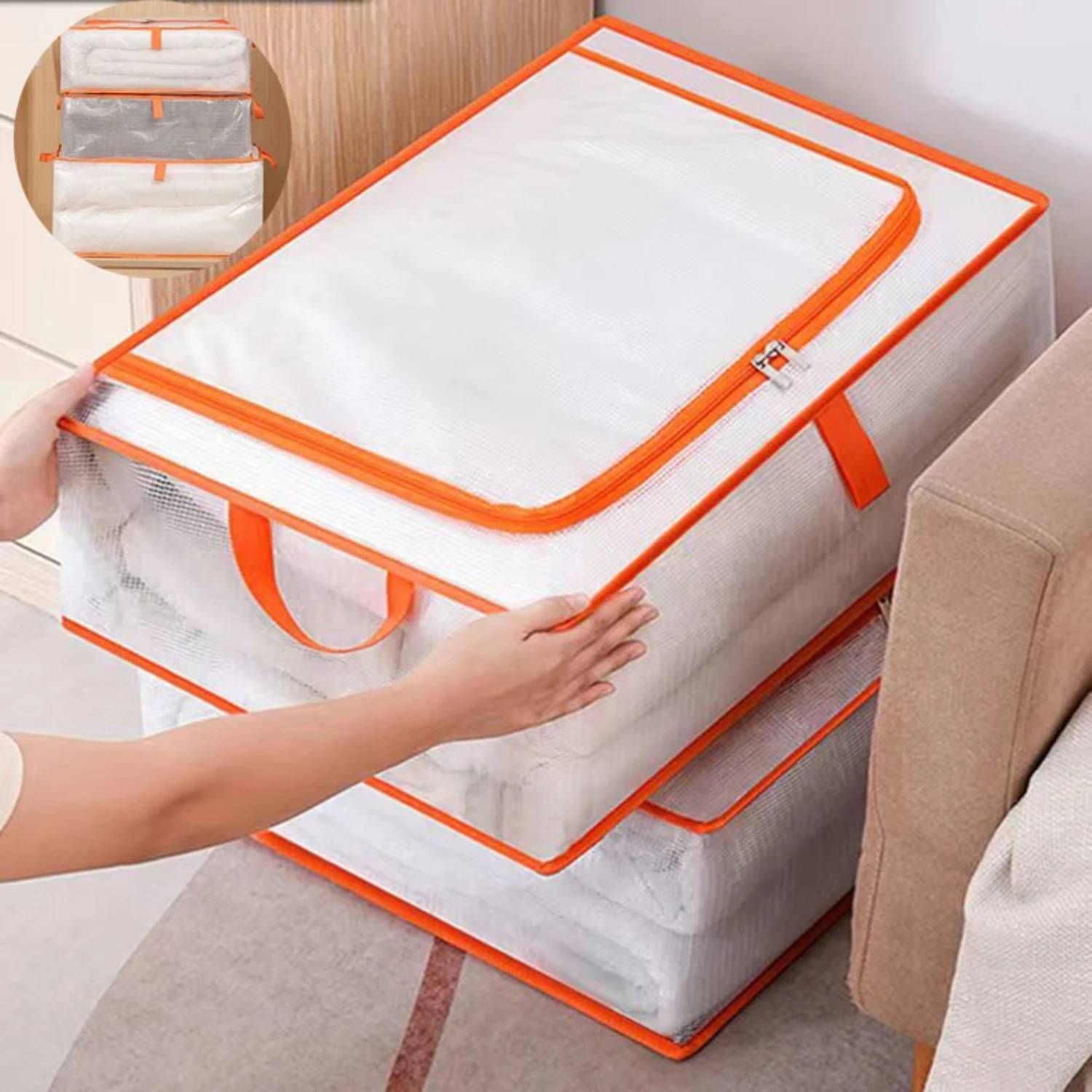 Transparent Multi-functional Waterproof Breathable Clothes Organizer Closet Box Bags for Transparent Clothes Dry box camera Tool