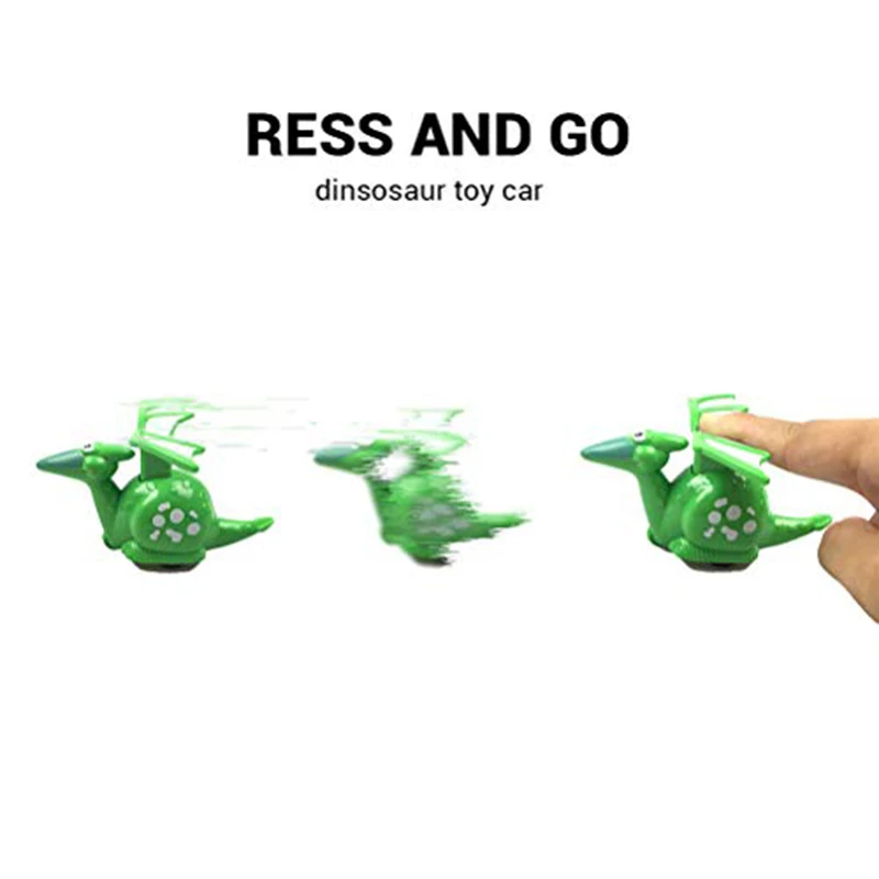 Cartoon Dinosaur Pull Back Car Model Animal Inertia Car Friction Push Go Toy for Children Toy