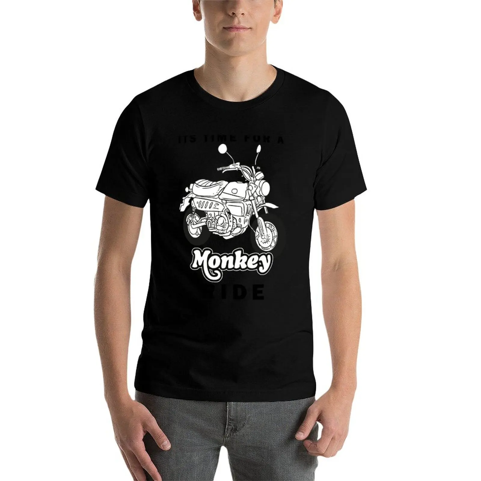 

Its Time for a MONKEY Ride T-Shirt t shirts for man cotton man t shirts high quality luxury brand t shirt man luxury T-Shirt