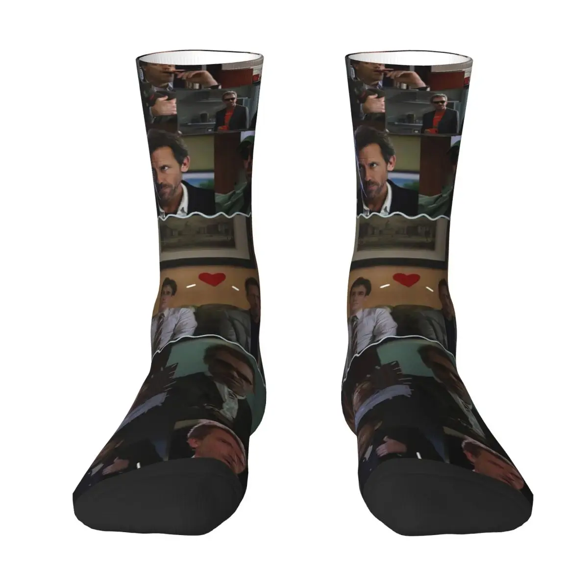Dr. Gregory House Stockings Unisex House MD American Television Socks Korean Socks Autumn Outdoor Non Skid Graphic Socks Gift