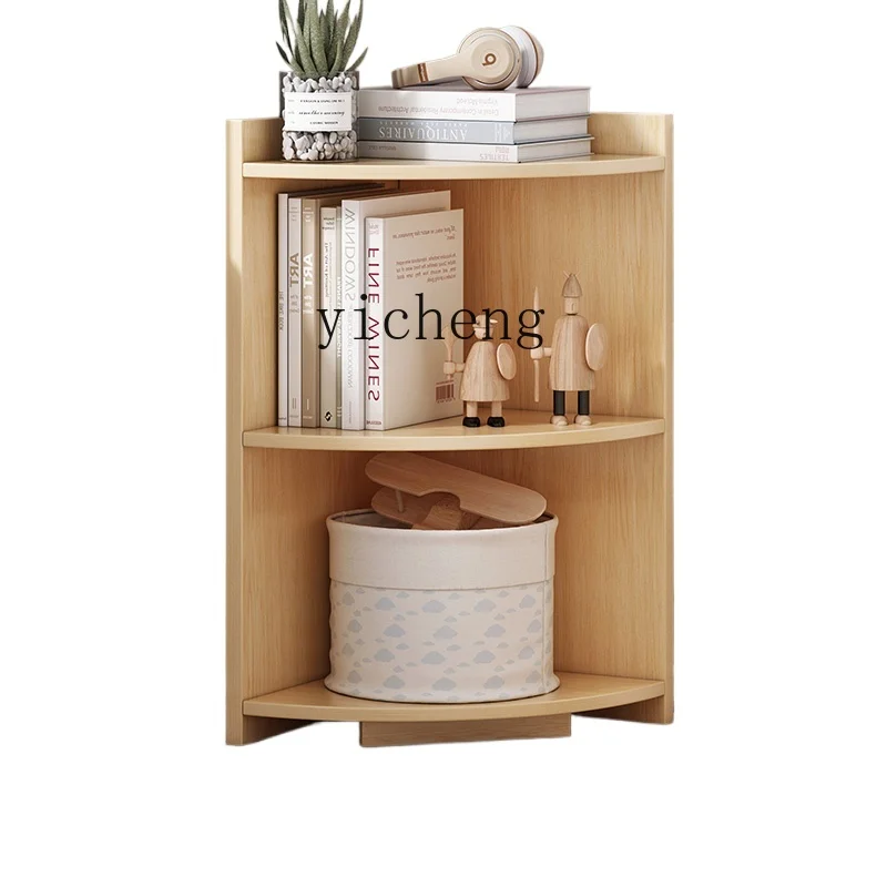 

TQH floor corner cabinet triangular shelf living room wall corner storage shelf bedroom corner cabinet