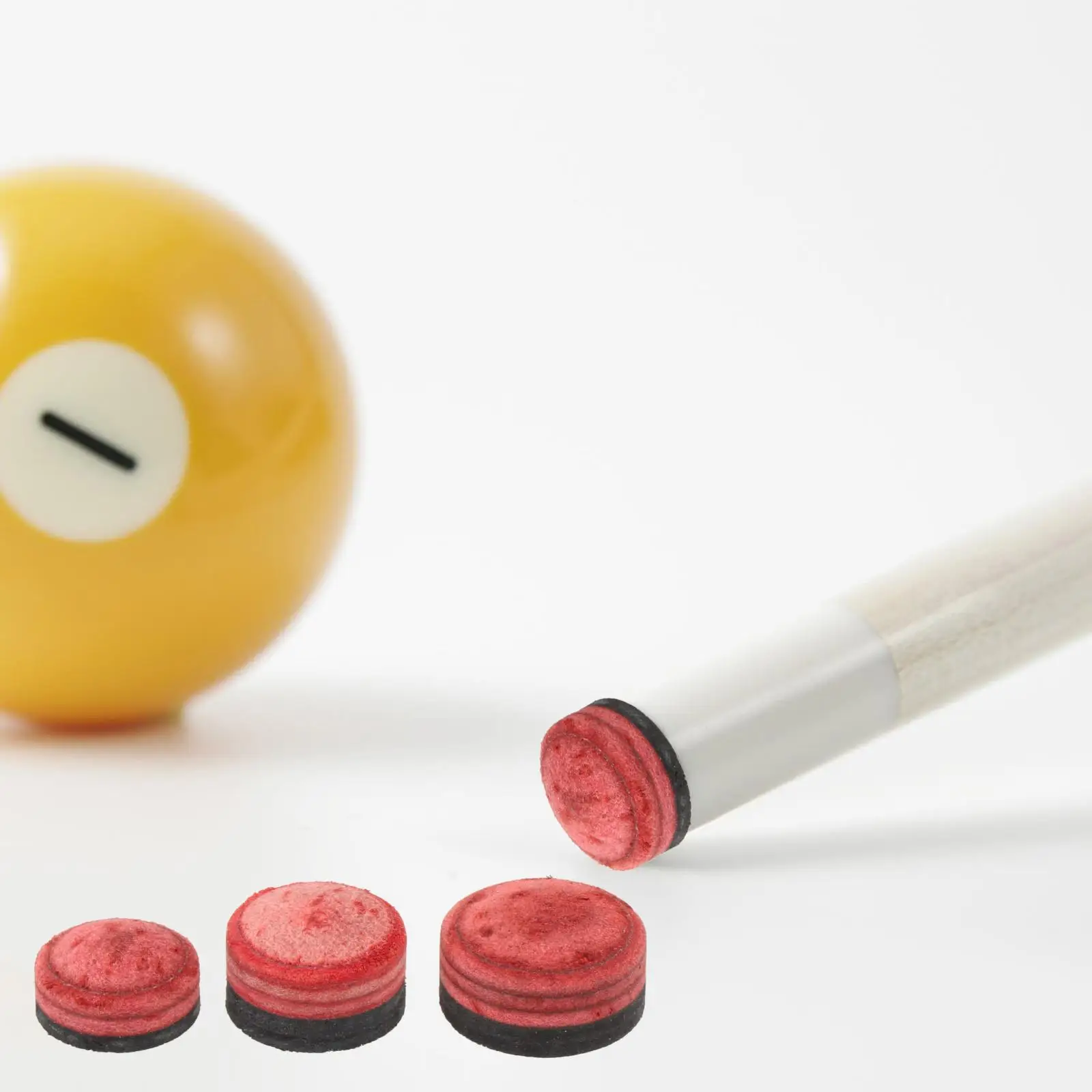 

Pool Cue Tip with 10G Glue Red Cue Tip for Billiards Pool Cue Accessories