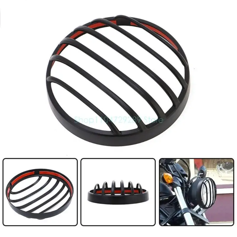 

Motorcycle Vintage Headlight Protector Grill Light Lamp Cover For Rebel CMX 300 Motorcycle Modification