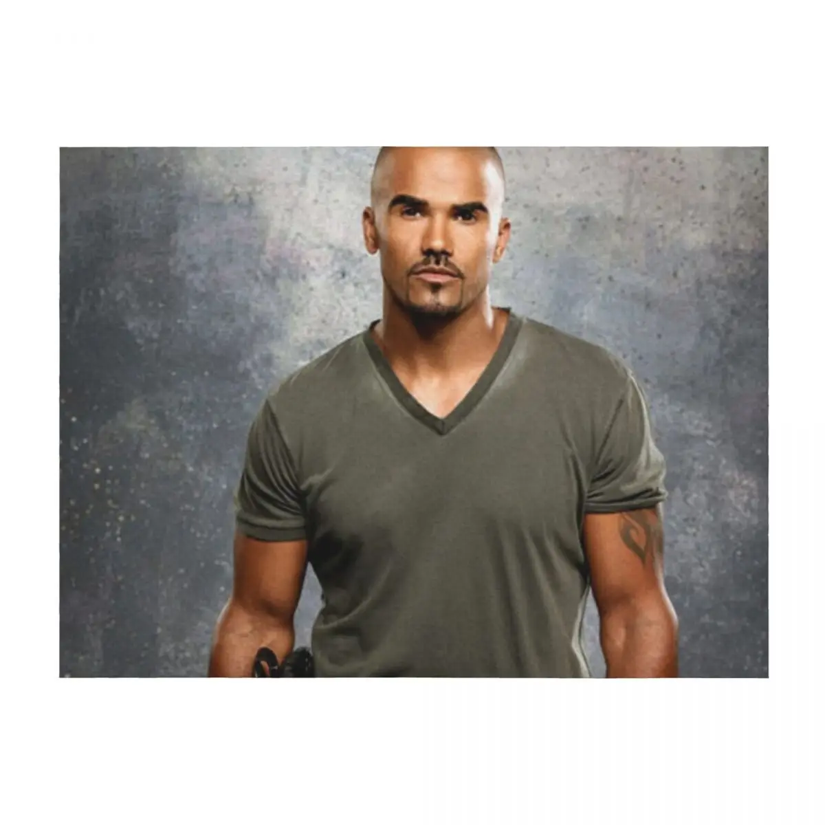

shemar moore Throw Blanket Soft Plaid Decoratives Thin Blankets