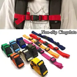 Non-slip Kids Backpack Shoulder Strap Decompression Nylon Adjustable Chest Harness Buckle Clip Strap Easy Closure Quick Release