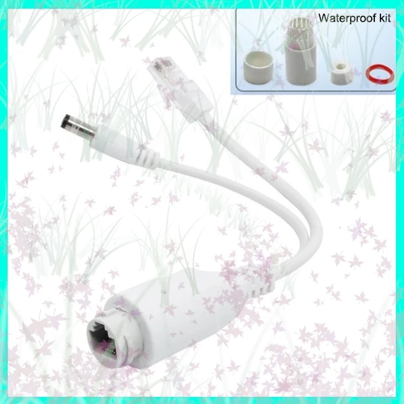 24V to 12V POE Splitter Separator Outdoor Waterproof Adapter Cable Power Supply Module POE Splitter Injector for IP Camera E3