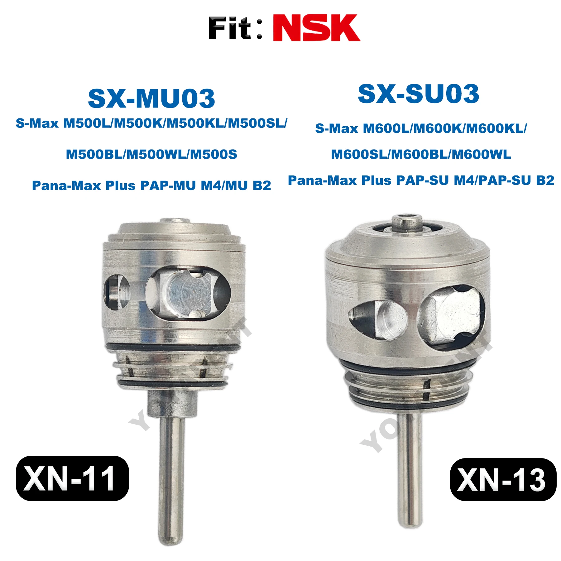 Dental Turbine Cartridge Fit NSK S-Max M500L/M600L Pana-Max Plus PAP-MU/SU M4 B2 High Speed Handpiece Air Rotor