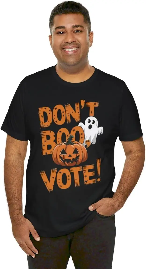 Don’t Boo, Vote T-Shirt | Inspirational Quote from President Obama | Empowering Political Tee, Halloween Theme