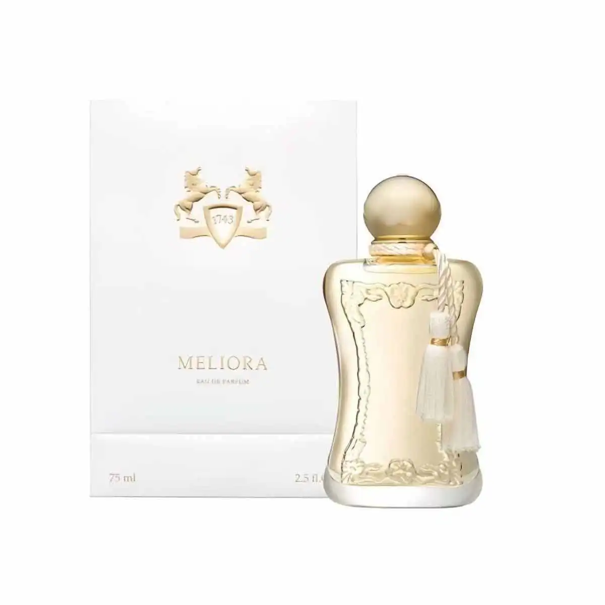 Meliora Perfume 75Ml. Rich Layered Fruity Floral Scent,Vanilla\Praline\Rose,Long-Lasting Elegant ,Suitable For Daily Work And Dates.