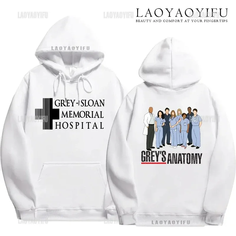 Greys Anatomy Woman Print Sweatshirt Men You're My Person Hoodies Korean Style Harajuku Hooded Ulzzang Aestheti TV Hoody Female