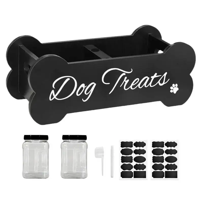 Dog Treat Container Dog Treat Jars Airtight Pet Snack Storage Box Household Partition Sealed Can Large Capacity Food Organizer