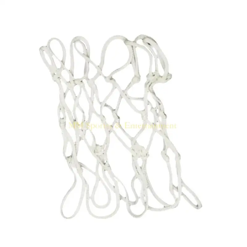 31BEナイトライトバスケットボールネット交換ナイロン光るバスケットボールフープリムネット標準サイズ光るバスケットボールネット