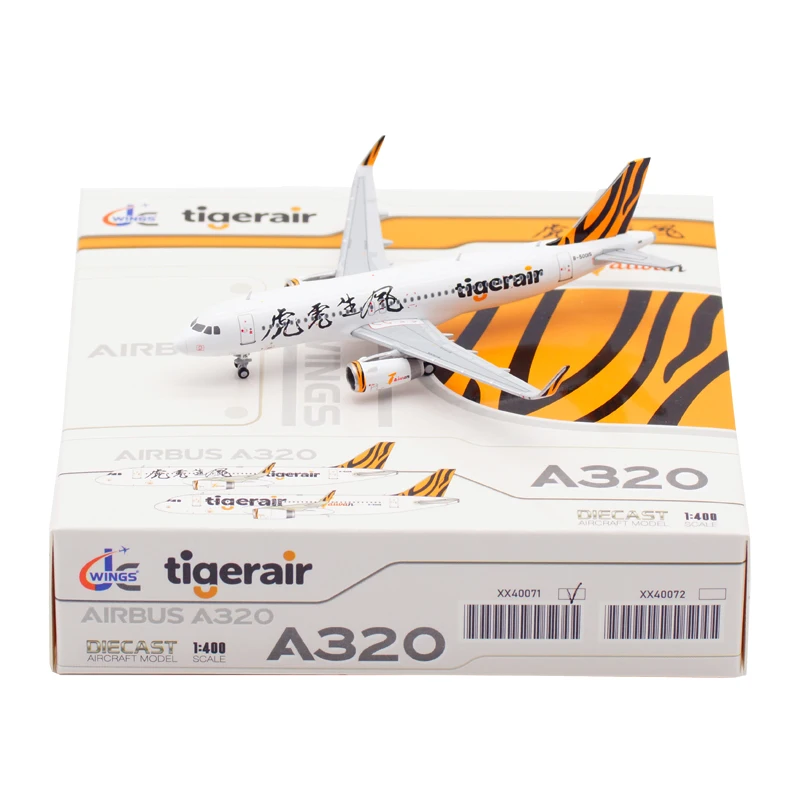 

Diecast 1:400 Scale Tigerair Taiwan A320 B-50015 Alloy Plane Model Collection Souvenir Display Ornaments