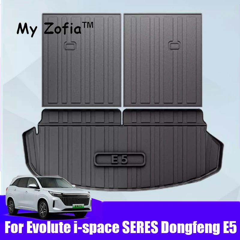 

For Evolute i-Space Dongfeng fengguang Seres Landian E5 TPE Trunk Mat Auto Five Seven Seats Waterproof Trunk Mat Accessories