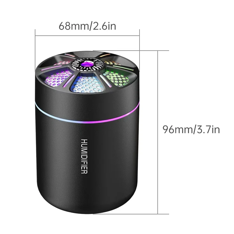 180ML mini Air Humidifier Aromatherapy Diffuser Essential Oil Aromatherapy Spray Household Bedroom Car Mounted mute Humidifier - view 5