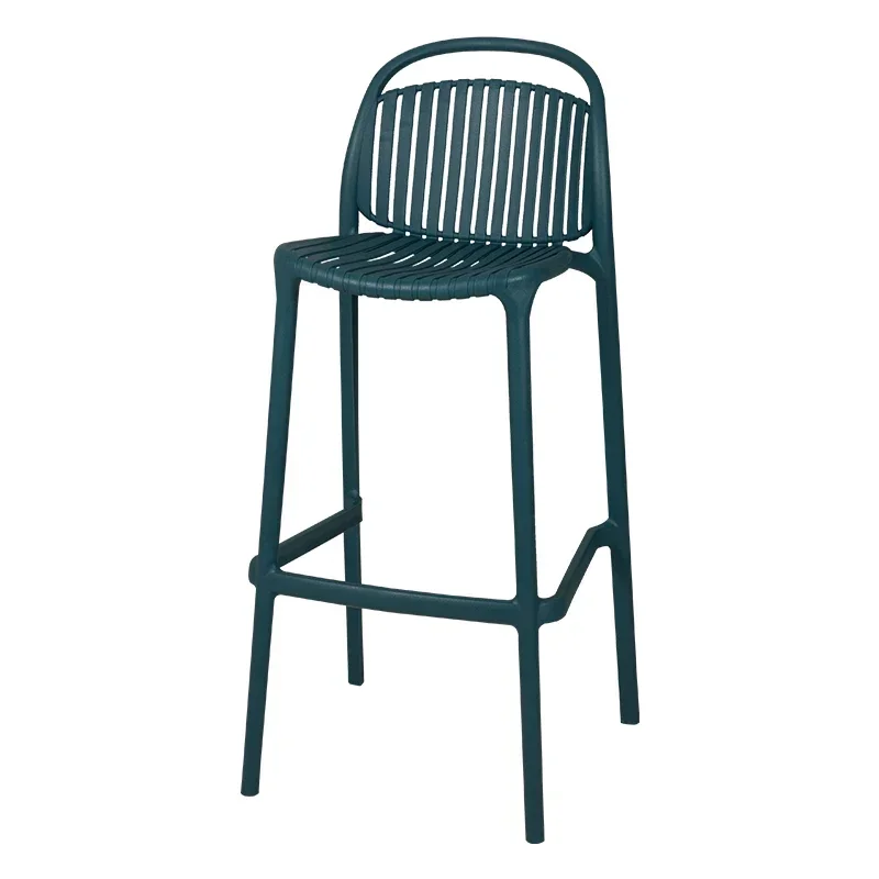 LMM simple household plastic high chair Internet celebrity milk tea shop back chair