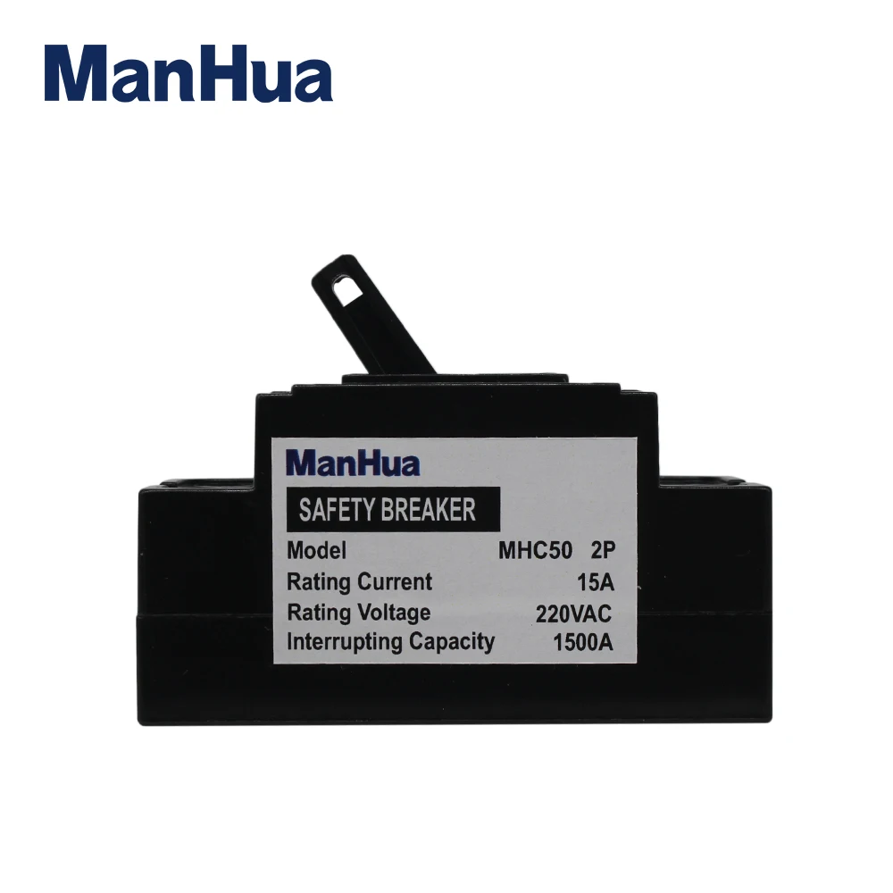 ManHua Safety Breaker MHC50 NT50 2P 16A 220VAC Air Switch Miniature Circuit Breaker