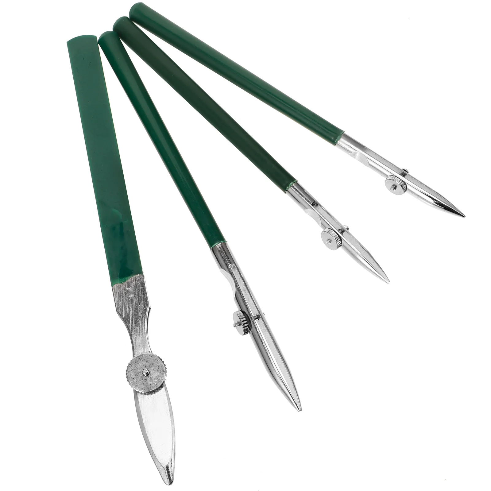 Bolígrafos de regla de arte ajustables, herramientas de dibujo de líneas duraderas para líneas rectas, bolígrafo fluido de enmascaramiento, bolígrafos de pintura, suministros de arte, 4 Uds.