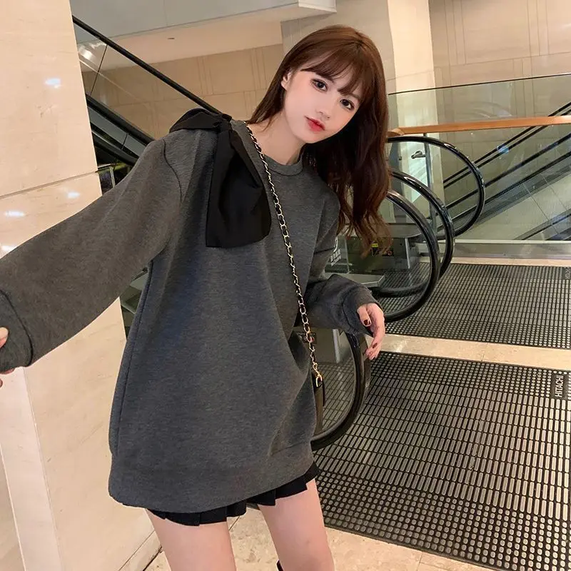 Bluza damska z okrągłym dekoltem Kawaii Pullovers Cute Woman Clothing Cheap And High Quality Y2k Vintage Top Offer 90s Warm E