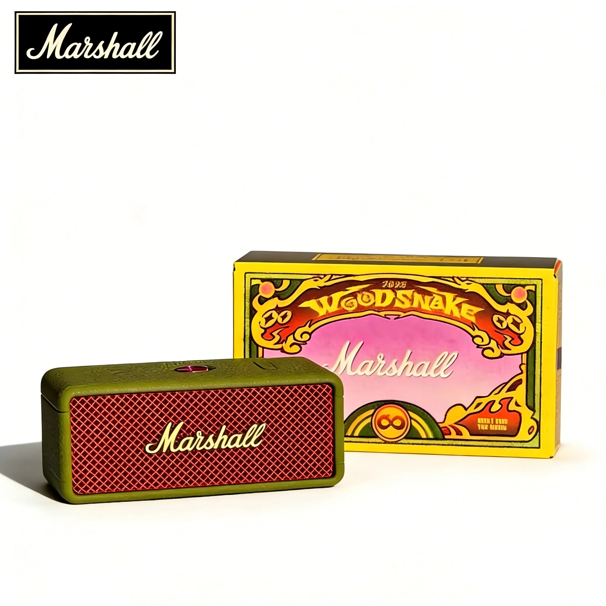 Haut-parleur Bluetooth portable Marshall Emberton III, robuste, étanche, son stéréo puissant, basses profondes, haut-parleur sans fil pour l'extérieur, édition limitée